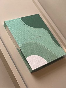 Livro caixa organic wave green