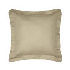 Almofada barrado linho caqui/o