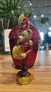 Soldado urso natalino 17cm