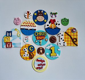 Apliques de Pasta Americana - Toy Story