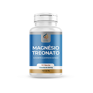 Magnésio Treonato 120 cápsulas
