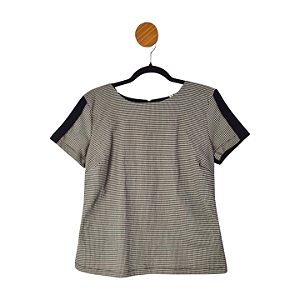 Blusa Danque Preta e Branca M