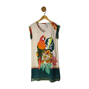 Vestido Munny Bege e Verde 40