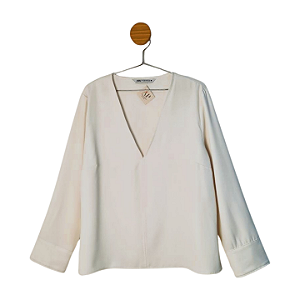Blusa ZARA Off White GG