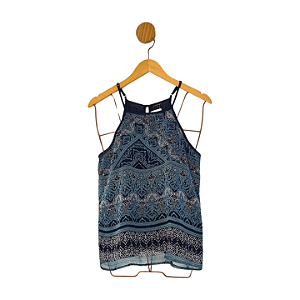 Blusa Le Lis Blanc Azul Marinho M