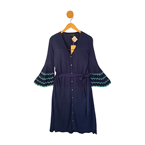Vestido Maria Filó Azul Marinho M/G