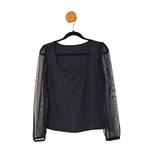 Blusa Shein Preta M/G