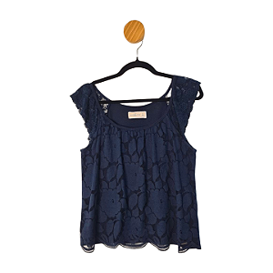 Regata Abercrombie & Fitch Azul Marinho P