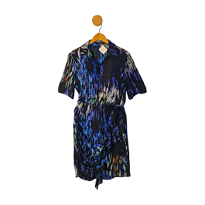 Vestido Animale Azul 38