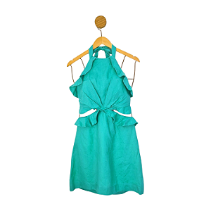 Vestido Le Lis Blanc Turquesa 40