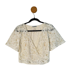 Blusa ZARA Off White M