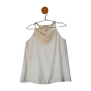 Blusa Doce Trama Off White M