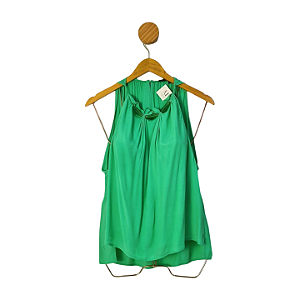Blusa Shoulder Verde P/M