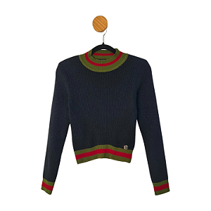 Blusa Thais Rodrigues Preta P