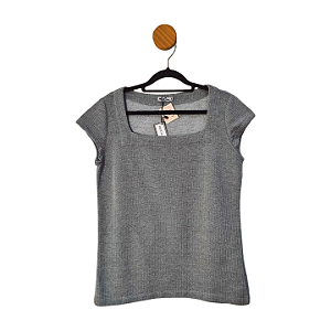Blusa Moda em Casa Cinza M
