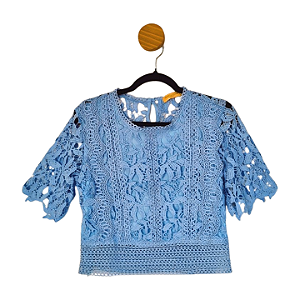 Blusa Miss Fashion Azul P