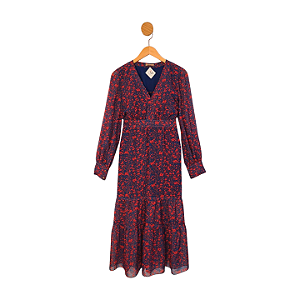 Vestido La Chocolê Azul Marinho P