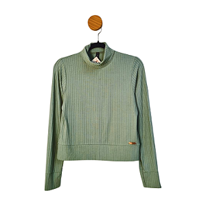 Blusa Cereja Rosa Turquesa M