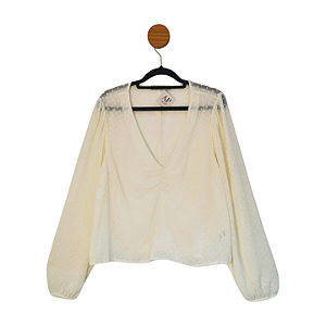 Blusa Clock House Off White G