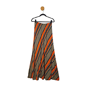 Saia FARM Preta e Laranja M