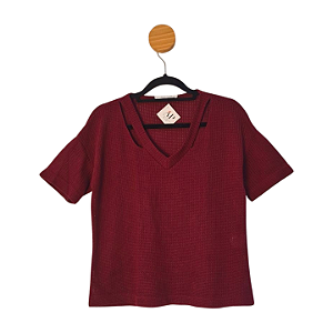 Blusa Maria Maluca Vinho P