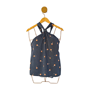 Blusa Maria Filó Azul G