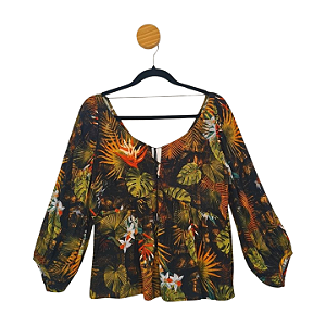 Blusa Cantão Preta P