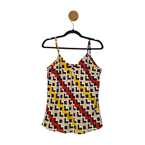 Blusa Vermelha e Amarela M