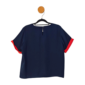 Blusa Girraz Azul Marinho G