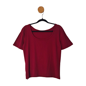 Blusa Olá Yulia Vinho G