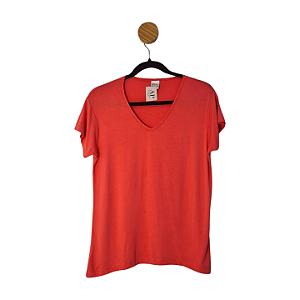 Blusa Flocos Laranja G