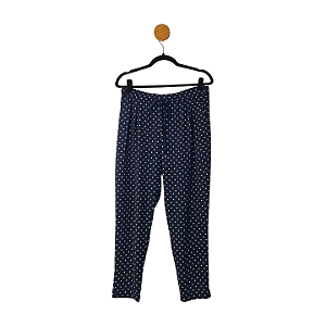 Calça Zara Azul Marinho M