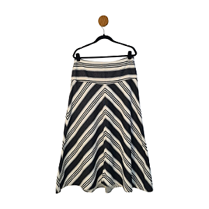 Saia Paula Meinberg Off White e Preta G