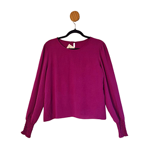 Blusa Global Fúcsia GG