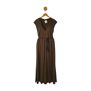 Vestido ZARA Verde Militar M