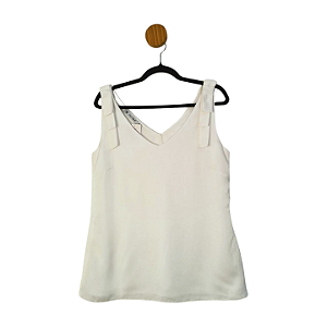 Blusa Luzia Fazzolli Branca 42