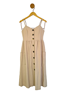 Vestido Bege P