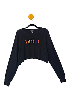 Sweater Forever21 Preto P/M