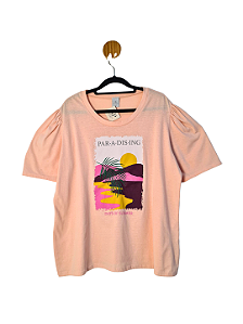 Camiseta Lecimar Rosa GG