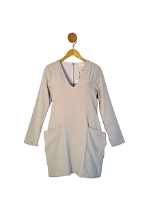 Vestido Damatta Cinza PP