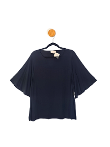 Blusa Shoulder Preta 48