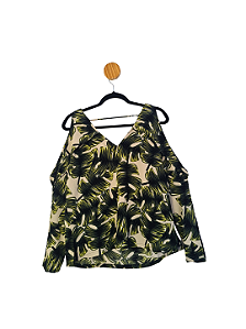 Blusa Shoulder Verde M