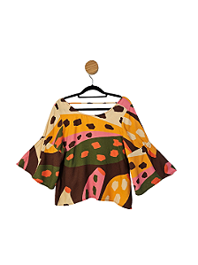 Blusa Malagueta Marrom 38