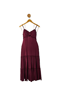 Vestido Laguna Vinho P