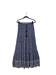 Saia Casual Street Azul M