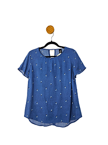 Blusa Hering Azul M