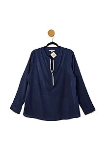 Blusa Banana Republic Azul G