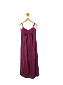 Vestido CléaStore Vinho M