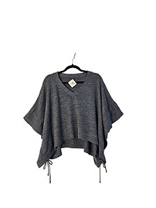 Poncho Mercatto Cinza U