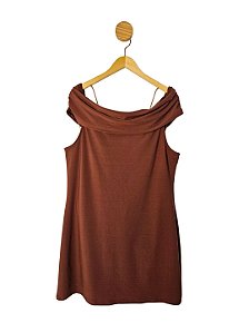 Vestido H&M Marrom GG